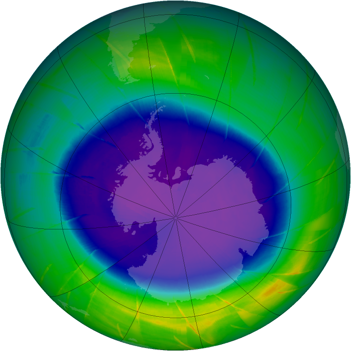 Ozone Map 2009-09-21